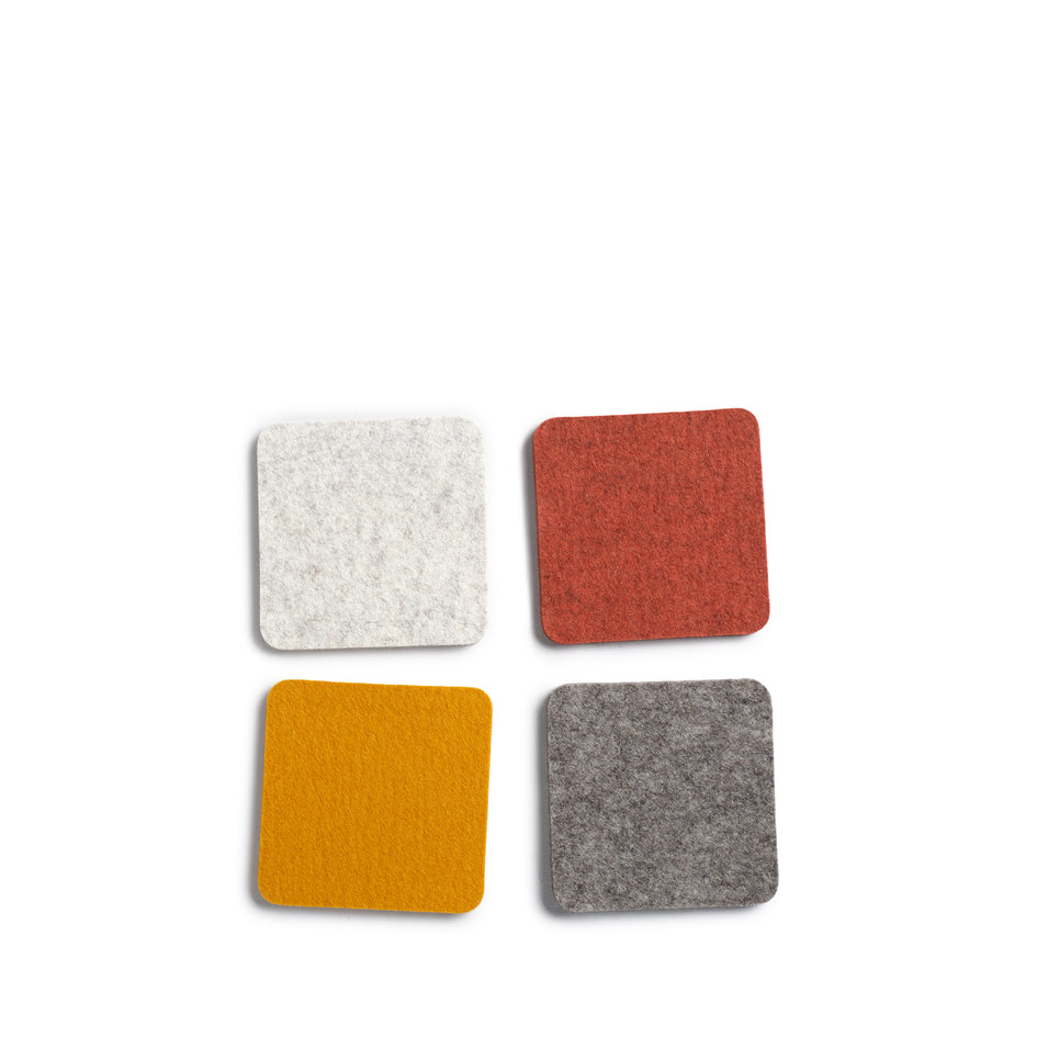 Square Coasters in Desert Sun (Set of 4) Image 1
