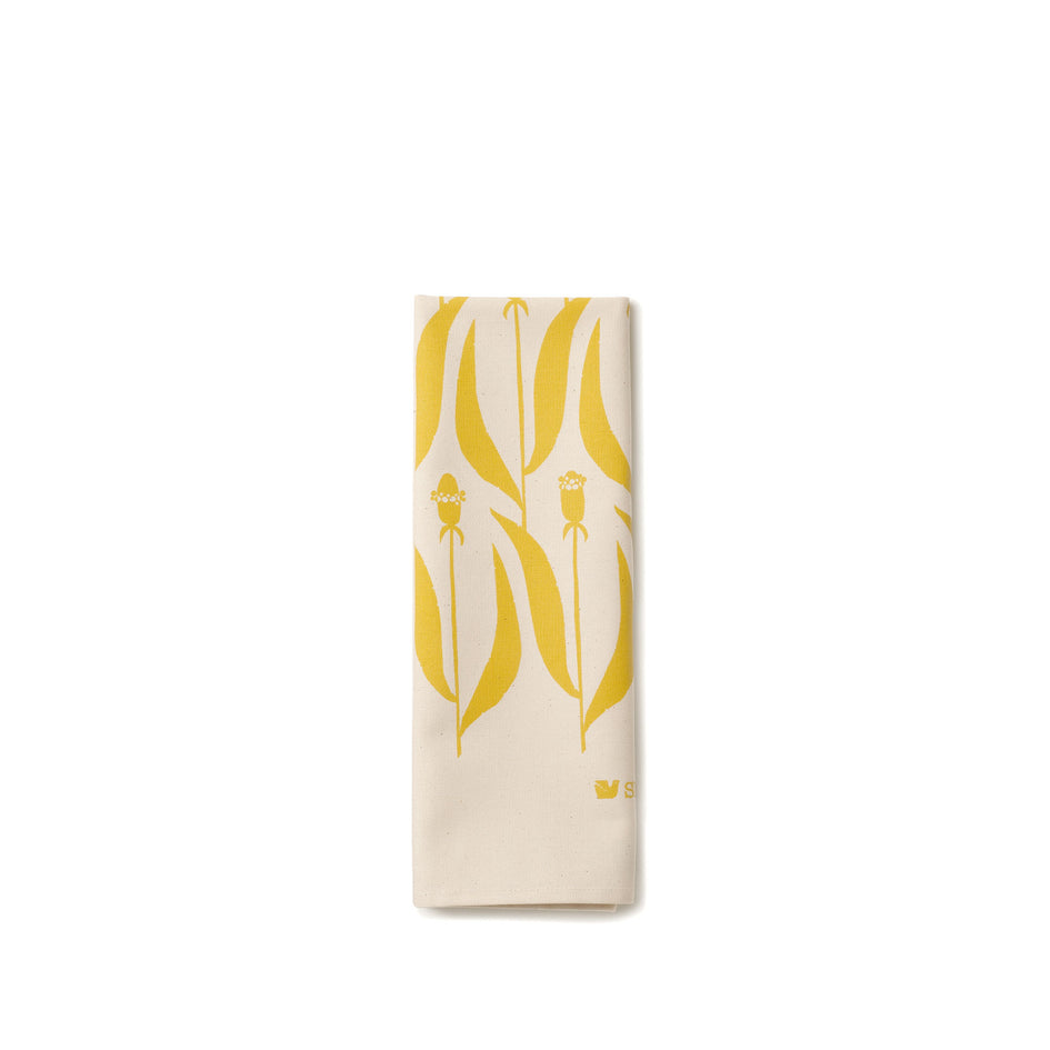 Flower Ring Tea Towel in Pollen Image 1