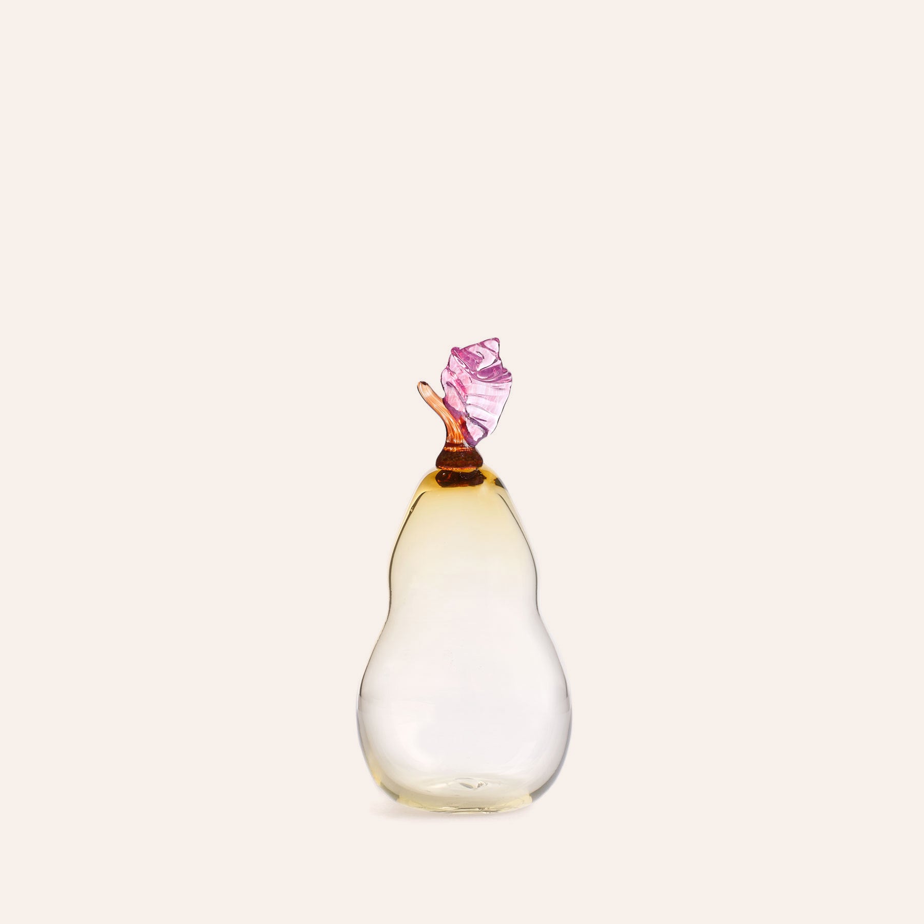 Marianne Pear Paperweight in Panna Cotta