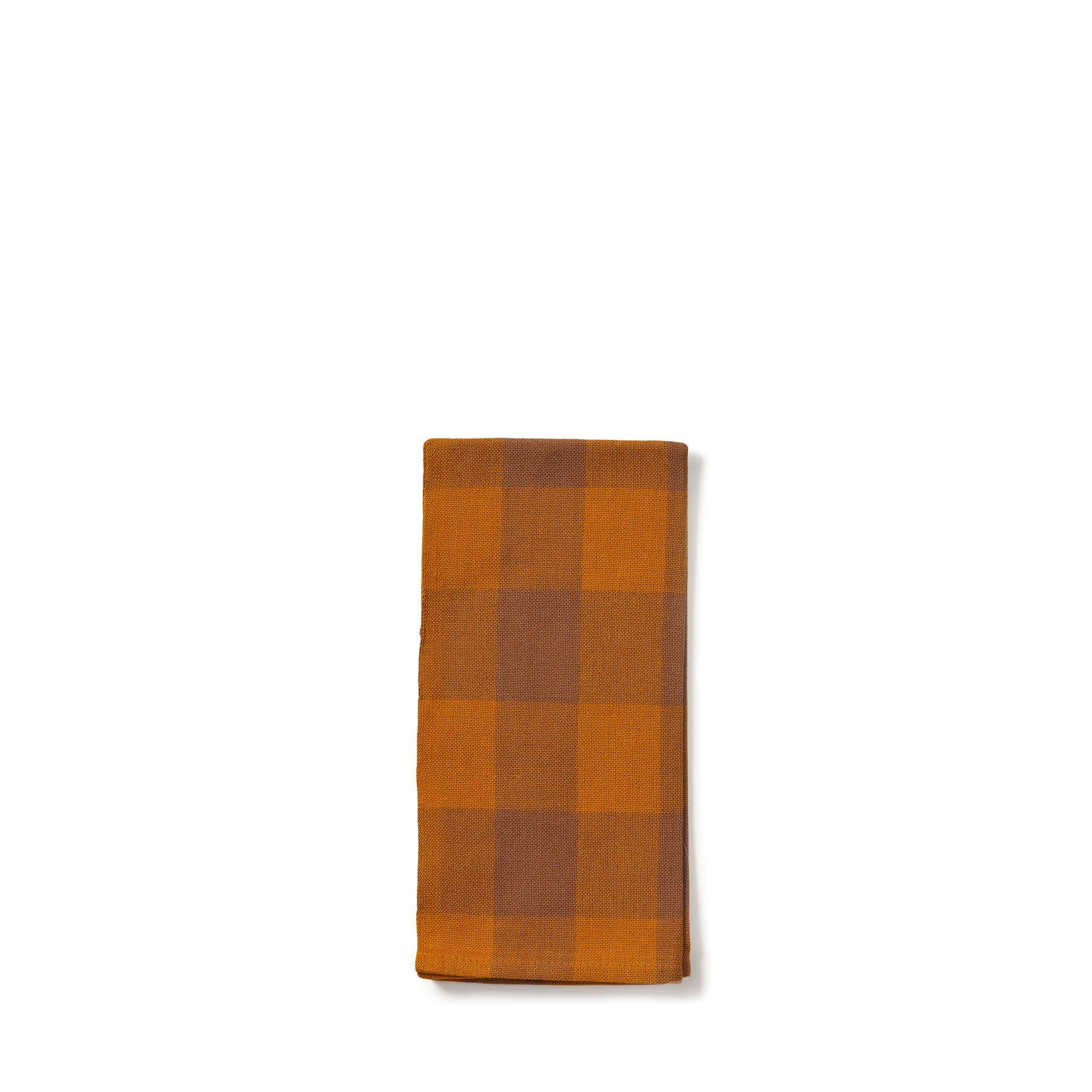 Big Gingham Napkin in Turmeric (Set of 2) Zoom Image 1