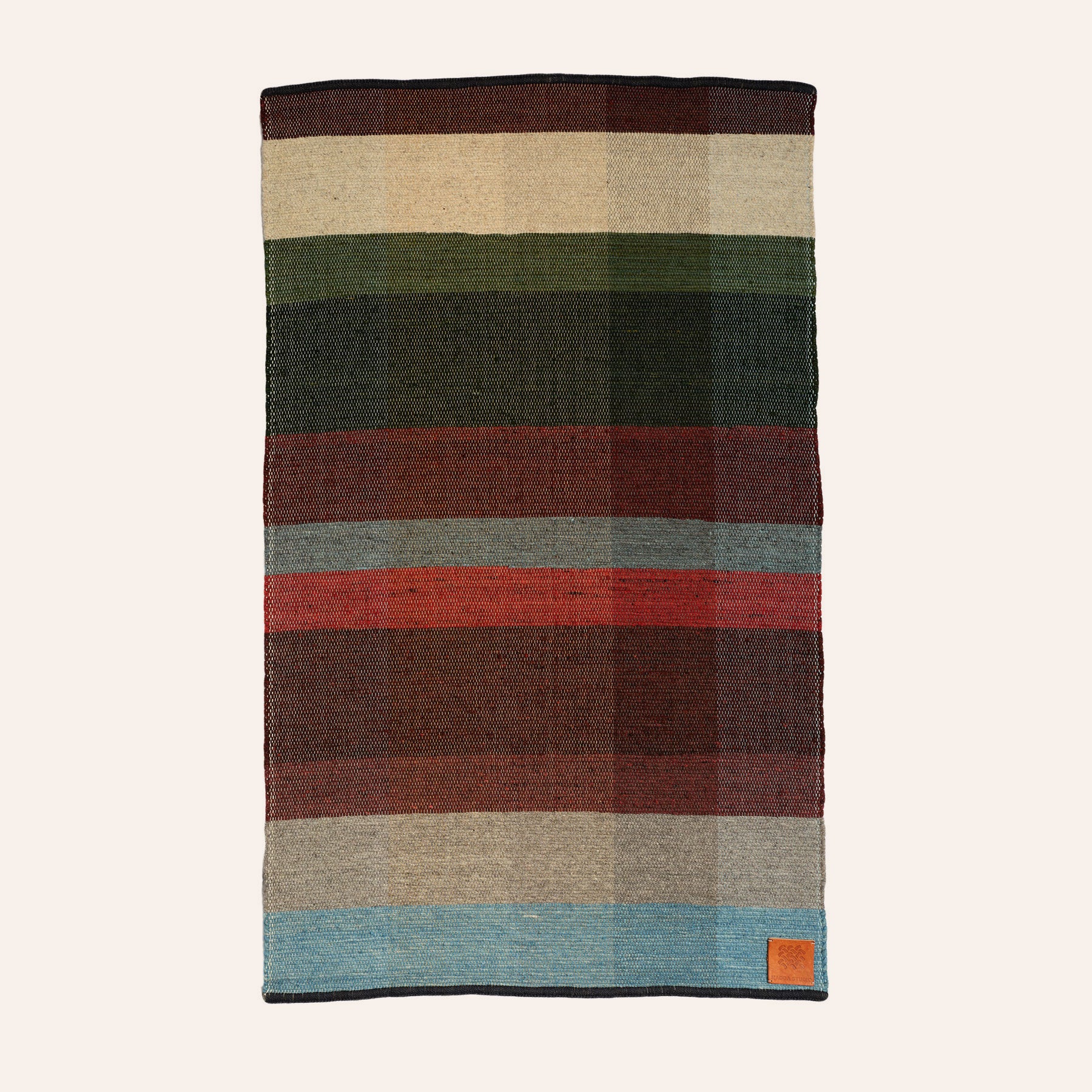 Wool Remnant Hand Woven Rug 22