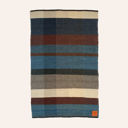 Wool Remnant Hand Woven Rug 24