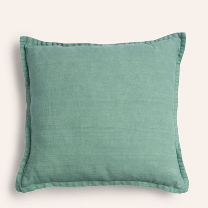 Tela Cushion in Jade Green
