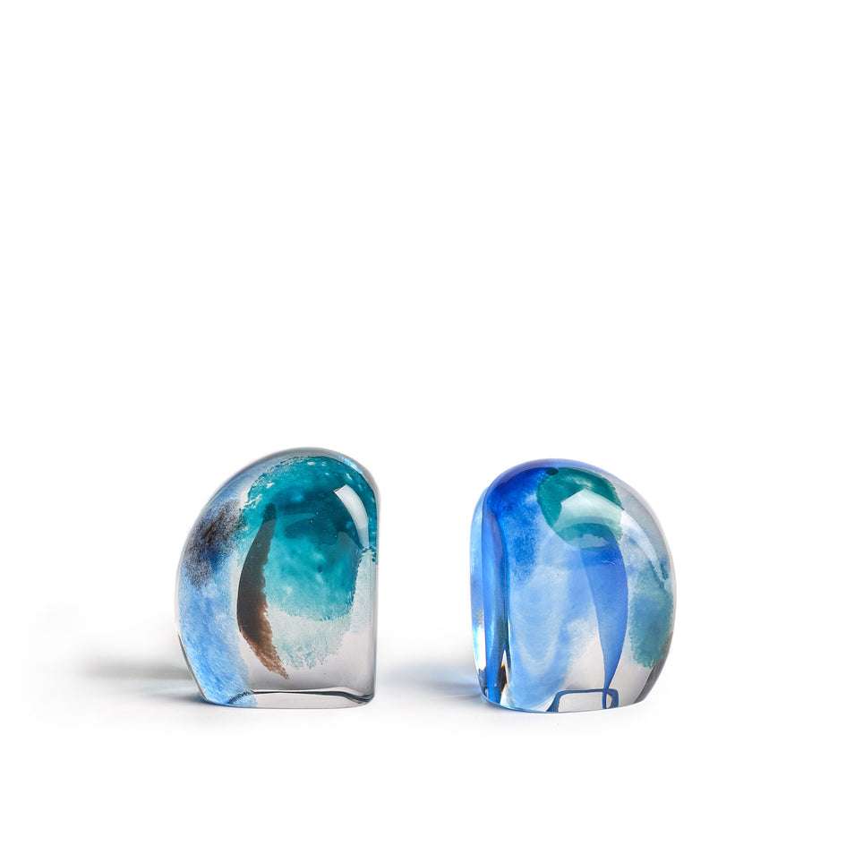 Blue Book End (Set of 2) Image 1