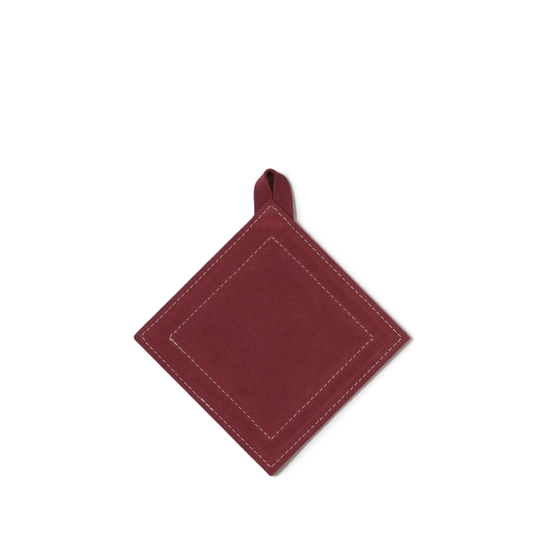 Suede Potholder in Eggplant Zoom Image 1