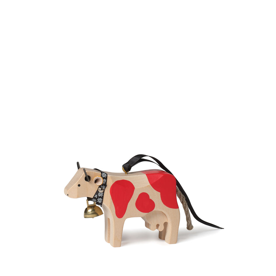 Red Cow Ornament Image 1