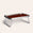 Lap Tray in Burnt Red with Silver Surronds