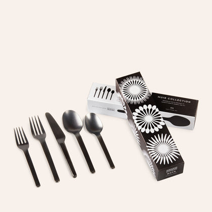 Muir Flatware in Onyx (5 Piece Setting)