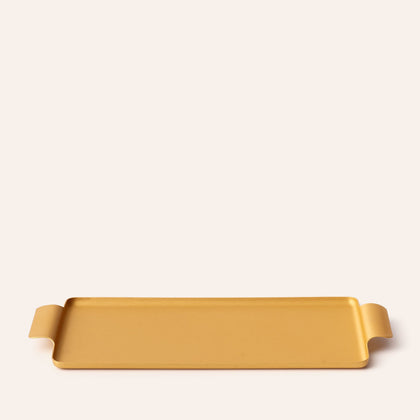 Pressed Tray in Gold 7 x 14
