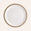 Rim Serving Platter in Opaque White