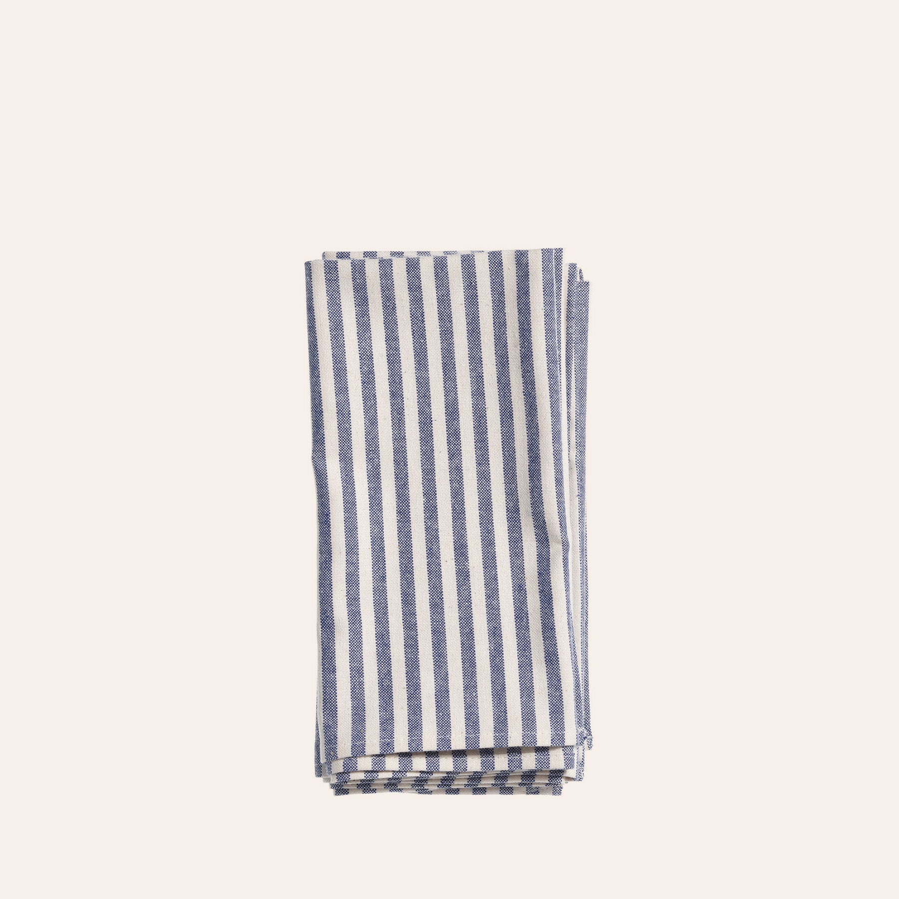 Organic Cotton Ticking Stripe Napkins (Set of 4)