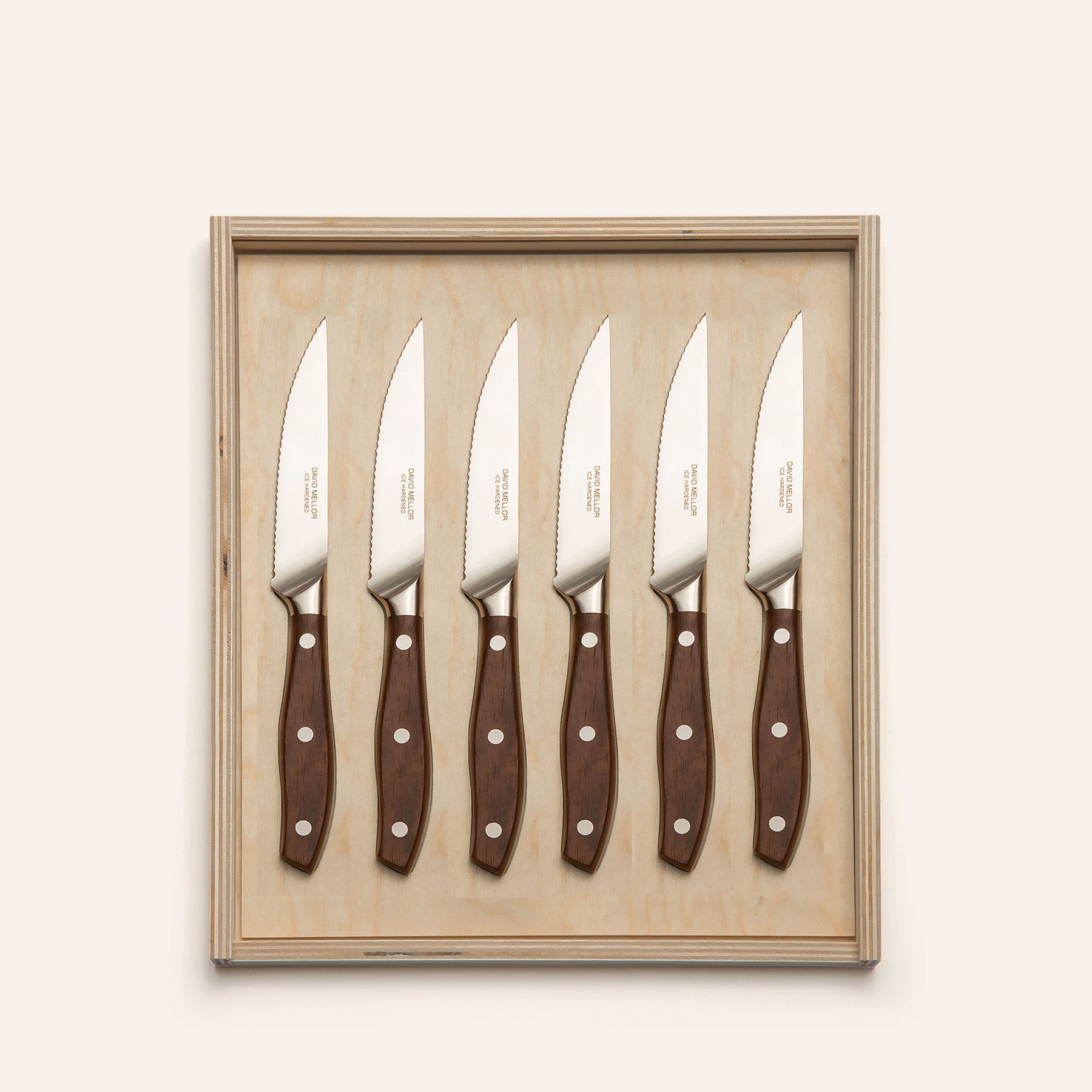 Rosewood Steak Knife Set