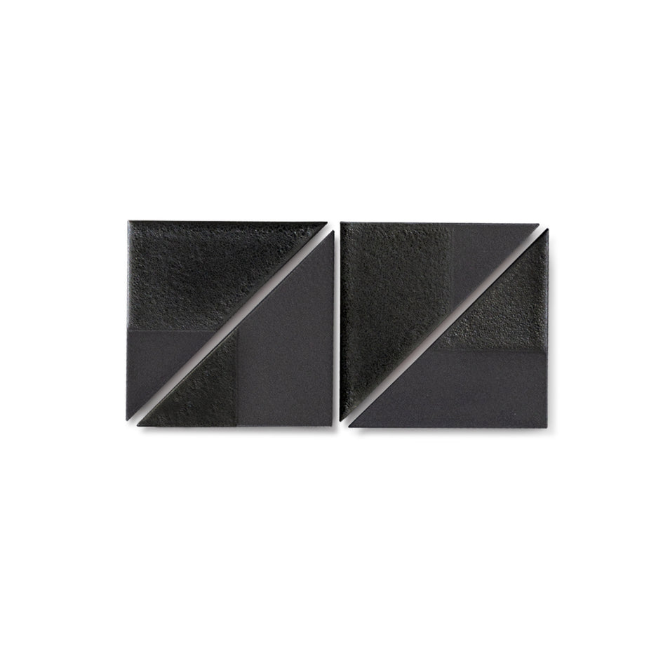 DG12 Sample in Basalt Lava Blend Triangles Image 1