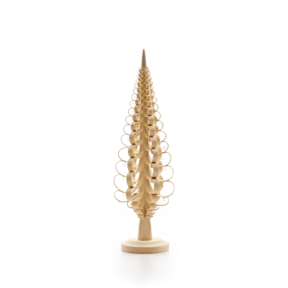 15.75" Hand Carved Wooden Tree Image 1