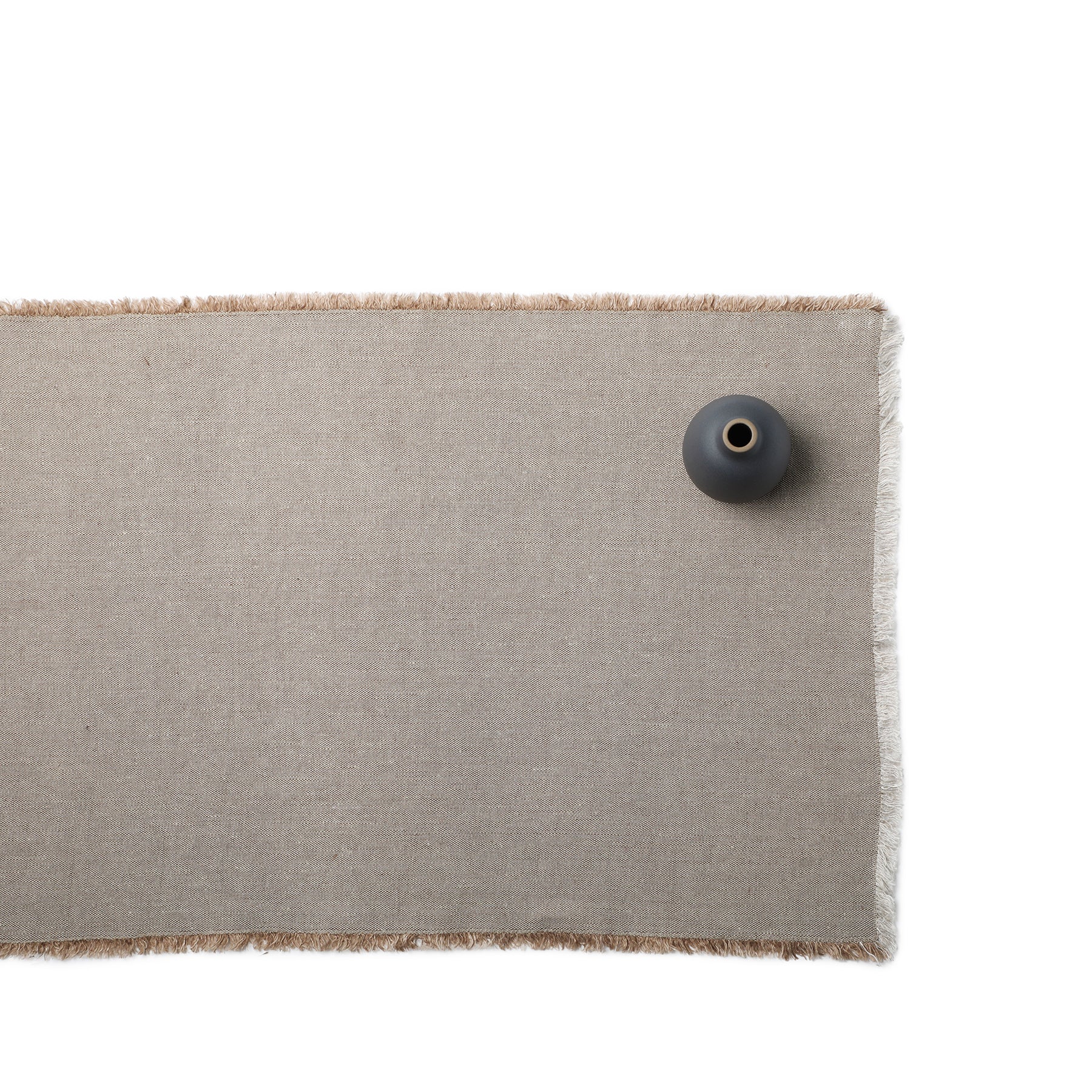 Linen Hopsack Runner in Isabella Beige Zoom Image 1