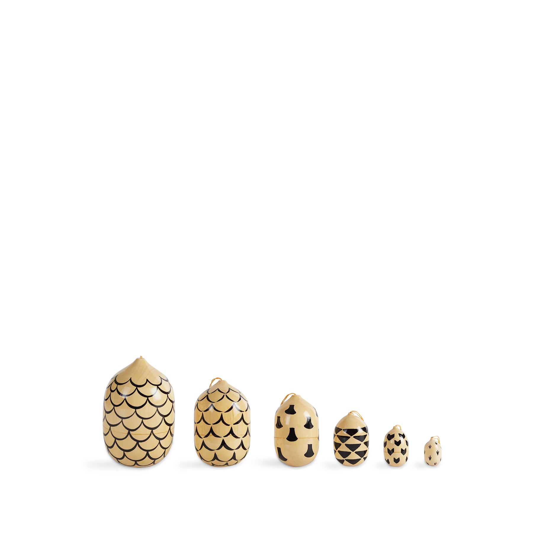 Kapy Cone Matroyshka Black Zoom Image 1