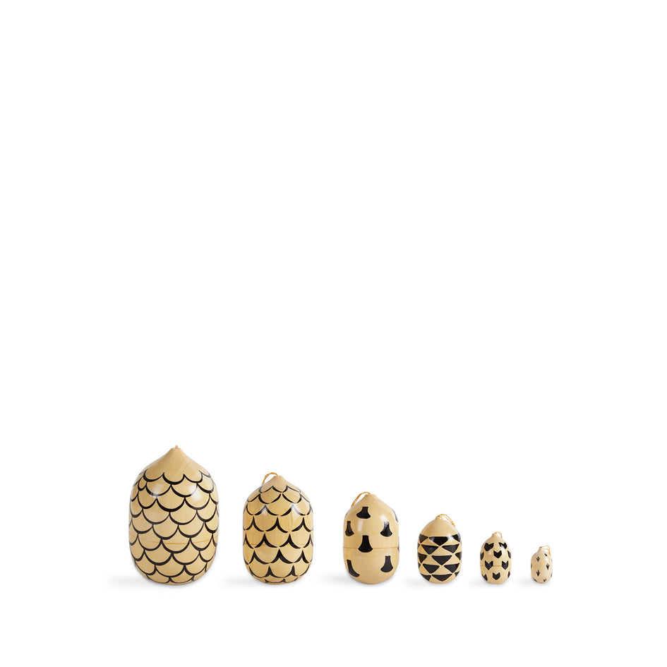 Kapy Cone Matroyshka Black Image 1