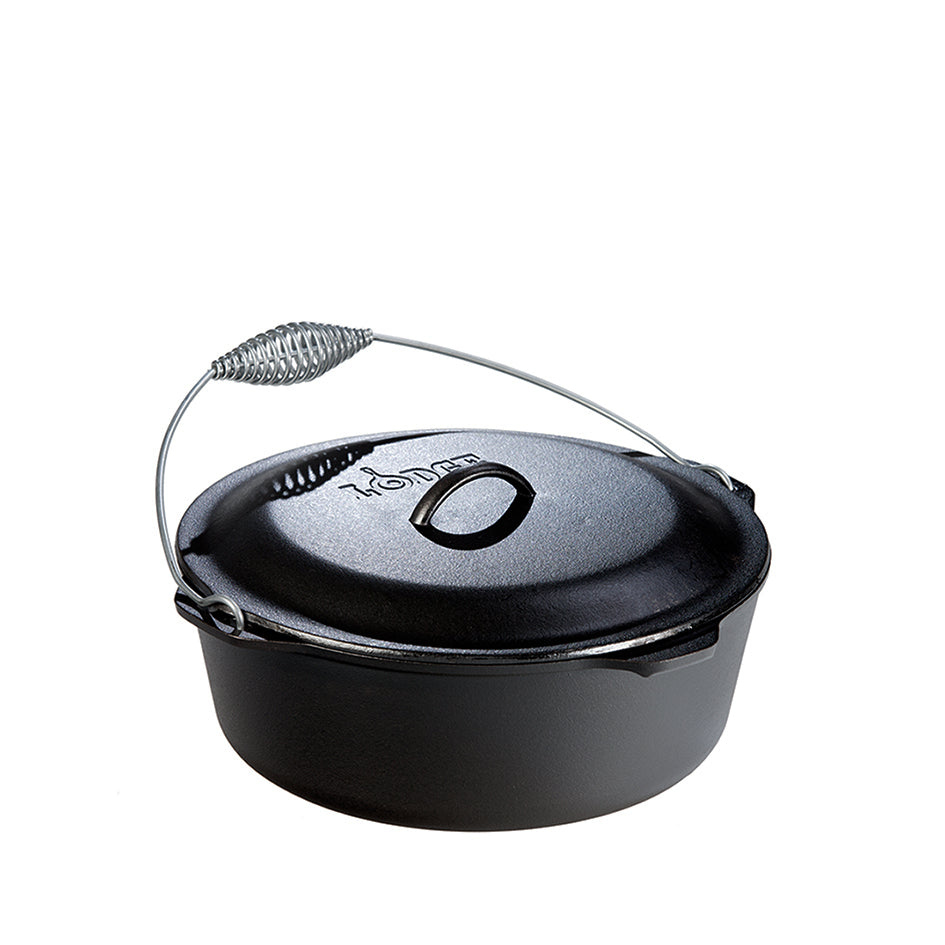 Cast Iron Dutch Oven with Spiral Handle 9qt Image 1