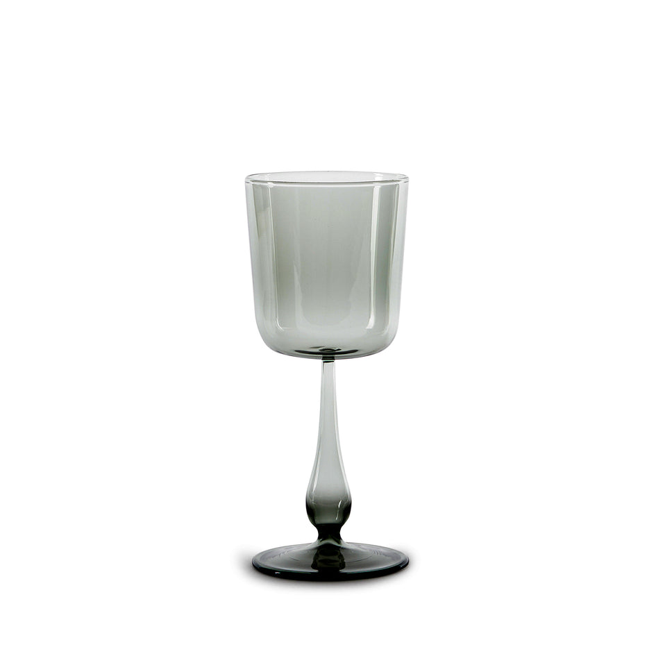 Luisa Calice Stem Glass in Fog (Set of 2) Image 1