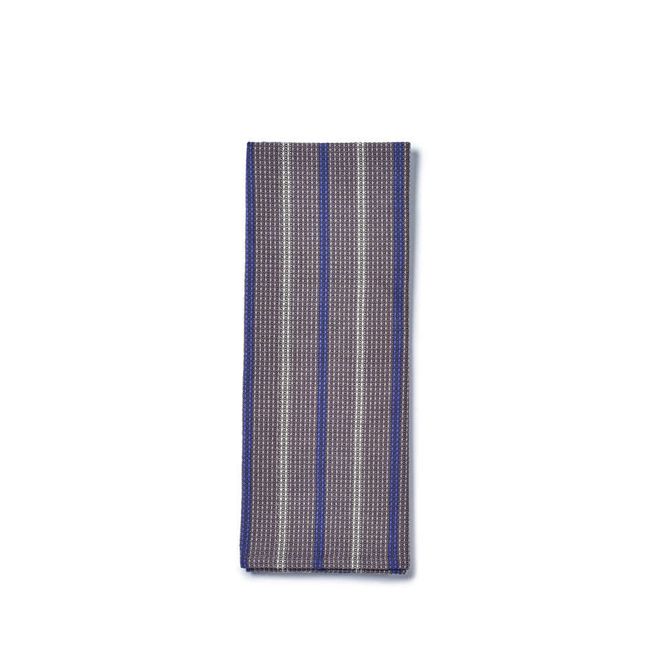 Slate Cotton Waffle Weave Tea Towel in Iron Image 1