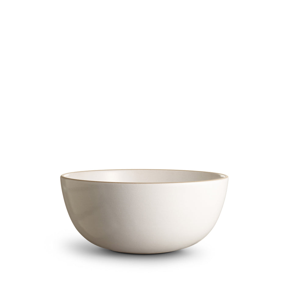 Large Serving Bowl in Opaque White Image 1