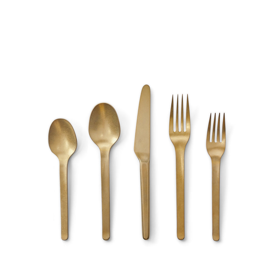 Muir Flatware in Amber (5 Piece Setting) Image 1